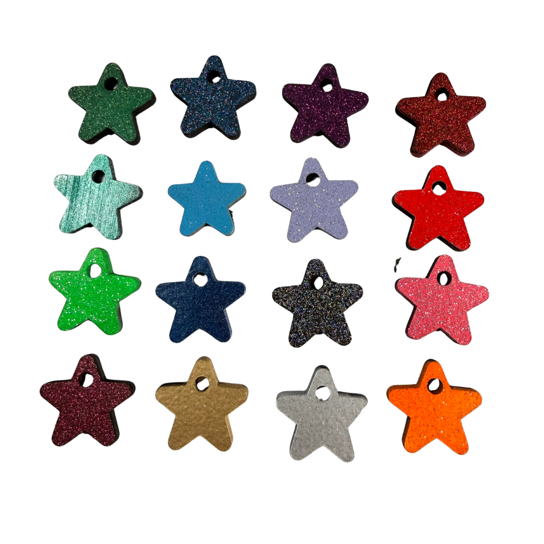 Set of 4 Shape Enchanted Mini Christmas Ornaments