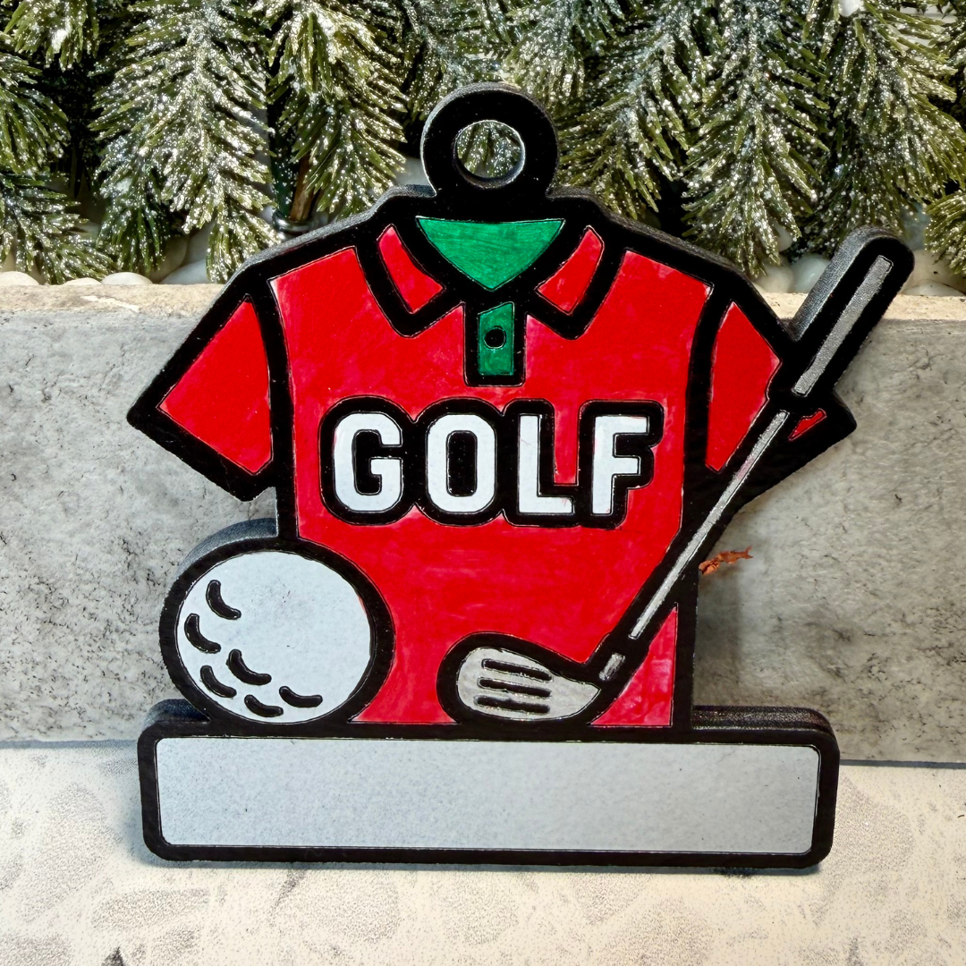 Tee Up Some Magic Golf Ornament—Customizable
