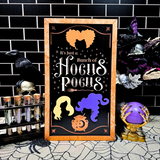 Bewitching Hocus Pocus Framed Halloween Sign