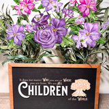 We Are All Children Of The World | Tree of Life Framed Sign