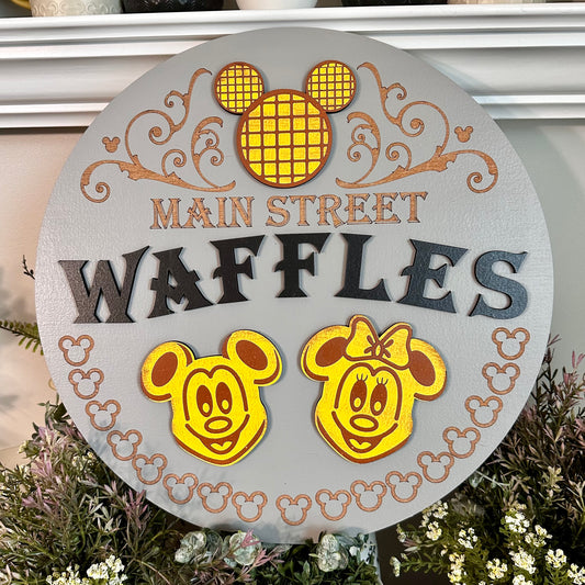 Main Street Waffle Round