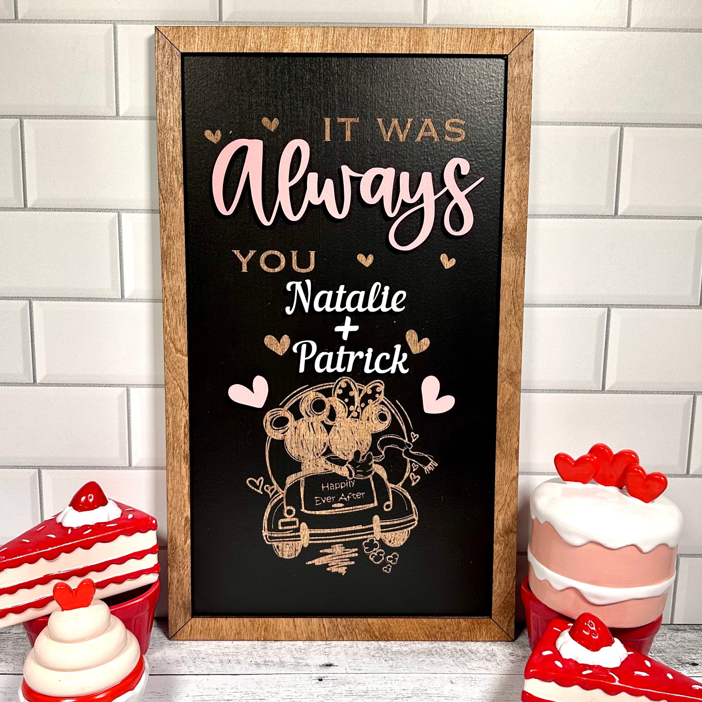 Always Custom Park-Inspired Framed Sign | Wooden Wall Art & Handmade Home Decor | 10.9in x 18.5in
