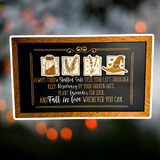 Practically Magic Framed Halloween Sign
