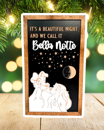 Bella Notte Park-Inspired Framed Sign