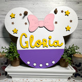 Enchanted Ears | Custom | Girl Duck Personalized Name Sign