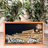 Welcome Home Polynesian | Vacation Club Framed Sign