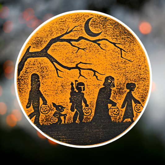 Galactic Trick or Treat Friends Round