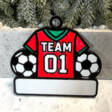 Kick Into Soccer Magic Ornament—Customizable