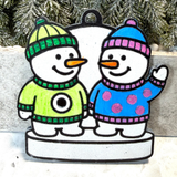 Monster Buddy Snowman Ornament—Personalize