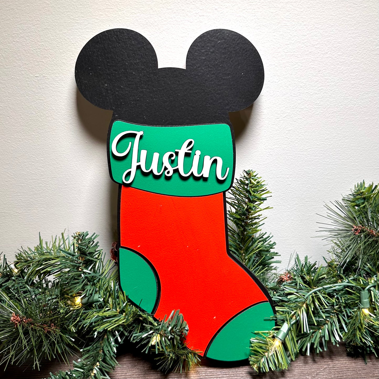 Customizable Boy Christmas Stocking