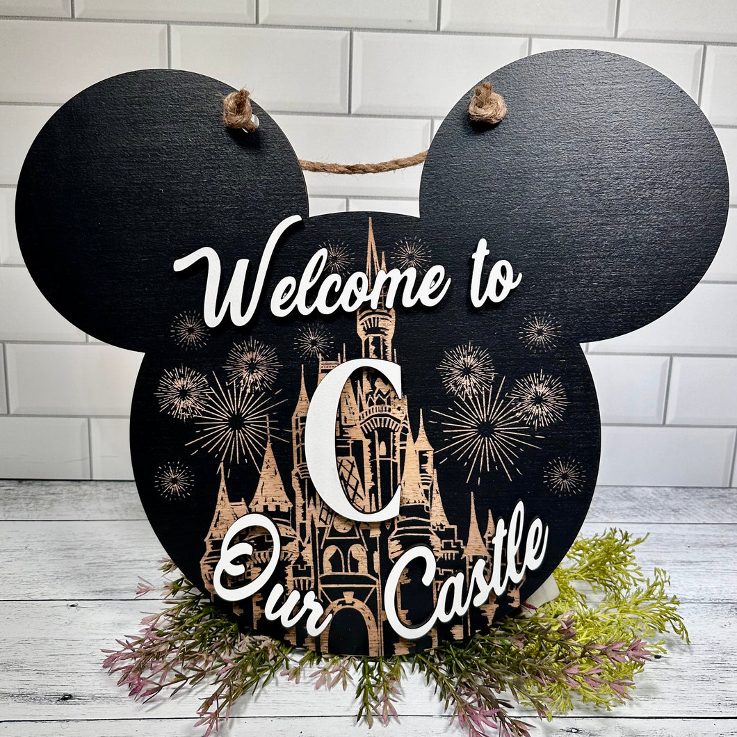 Welcome to our Castle Custom Door Sign