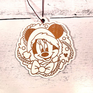 Girl Mouse Fab Five Christmas Ornaments