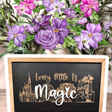 Every Mile Is Magic | Four Parks Skyline Framed Sign