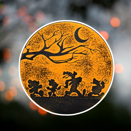 Trick Or Treat Friends Round