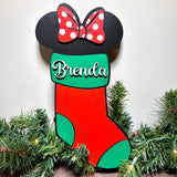 Customizable Girl Christmas Stocking