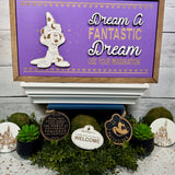 Dream A Fantastic Dream | Sorcerer Apprentice Framed Sign - Handmade by JRW Design Co.