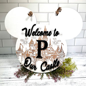 Welcome to our Castle Custom Door Sign
