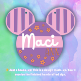 Enchanted Ears | Custom |  Rapunzel Personalized Name Sign