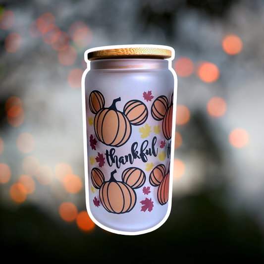 thankful Pumpkin | Halloween | Castle Coffee Crew Iced Crew