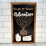 You Are My Favorite Adventure | Balloon House Custom Framed Sign - Handmade by JRW Design Co.