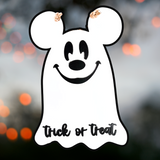 Mouse Ghost Sign – Trick or Treat Edition (10.6in x 15.6in)