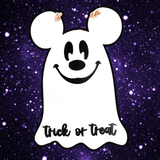 Mouse Ghost Sign – Trick or Treat Edition (10.6in x 15.6in)