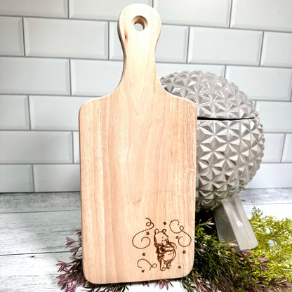 Oh Bother Wooden Bread / Charcuterie Cutting Board with Handle