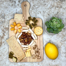 Load image into Gallery viewer, Mouse Wooden Bread / Charcuterie Cutting Board with Handle
