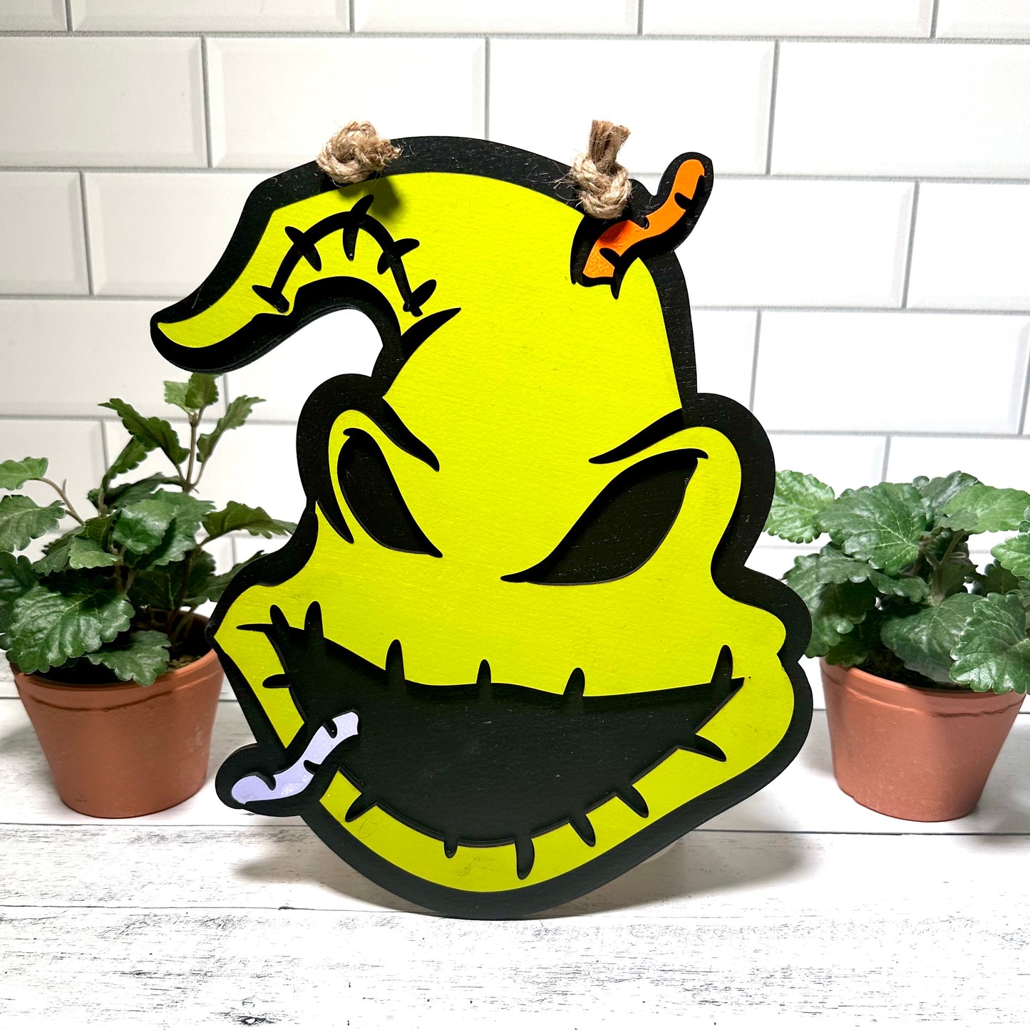 Oogie Nightmare Crew Hanging Sign