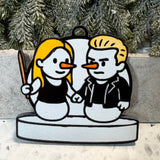 Frosty the Vampire Slayer Snowman Ornament—Personalize
