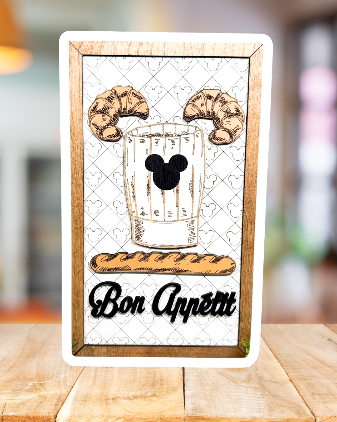 Bon Appetit | French Kitchen Park-Inspired Framed Sign - Handmade by JRW Design Co.