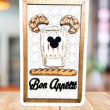 Bon Appetit | French Kitchen Park-Inspired Framed Sign - Handmade by JRW Design Co.