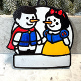Snow Princess & Noble Prince Snowman Ornament—Personalize