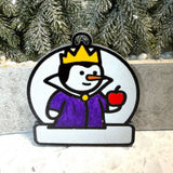 Wicked Queen Snowman Ornament—Personalize