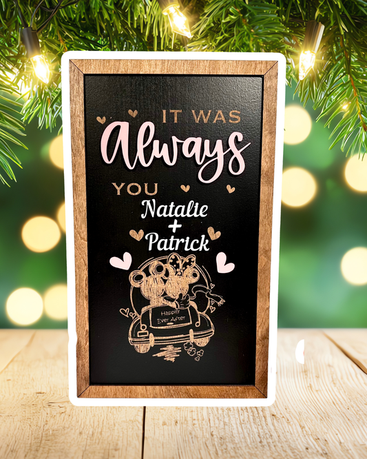 Always Custom Park-Inspired Framed Sign