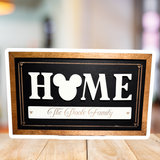 Home CUSTOM BANNER | Custom Client Gift Sign | Wooden Framed Sign