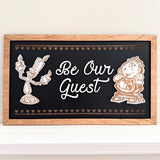 Be Our Guest | Tale As Old As Time Framed Sign - Handmade by JRW Design Co.
