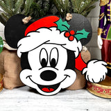 Mouse Santa Sign