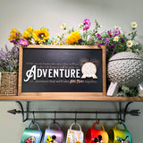 An Adventure We'll Take And Make Together | Spaceship Earth Framed Sign - Handmade by JRW Design Co.