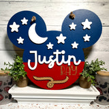 Enchanted Ears | Sorcerer Personalized Name Sign