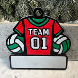 Volleyball Dreams ornament—Customizable