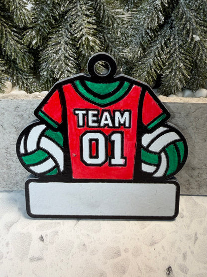 Volleyball Dreams ornament—Customizable