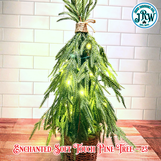 Enchanted Soft Touch Pine Tree – 25″ | Enchanted Mini Tree Kit Tree