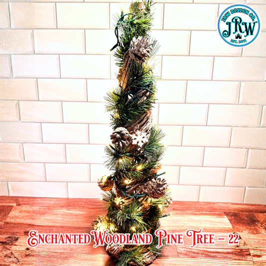 Enchanted Woodland Pine Tree – 22″ | Enchanted Mini Tree Kit Tree