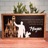 Grab Ahold Of Your Dreams | Unlocking Your Own Magic Framed Sign