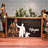 Grab Ahold Of Your Dreams | Unlocking Your Own Magic Framed Sign