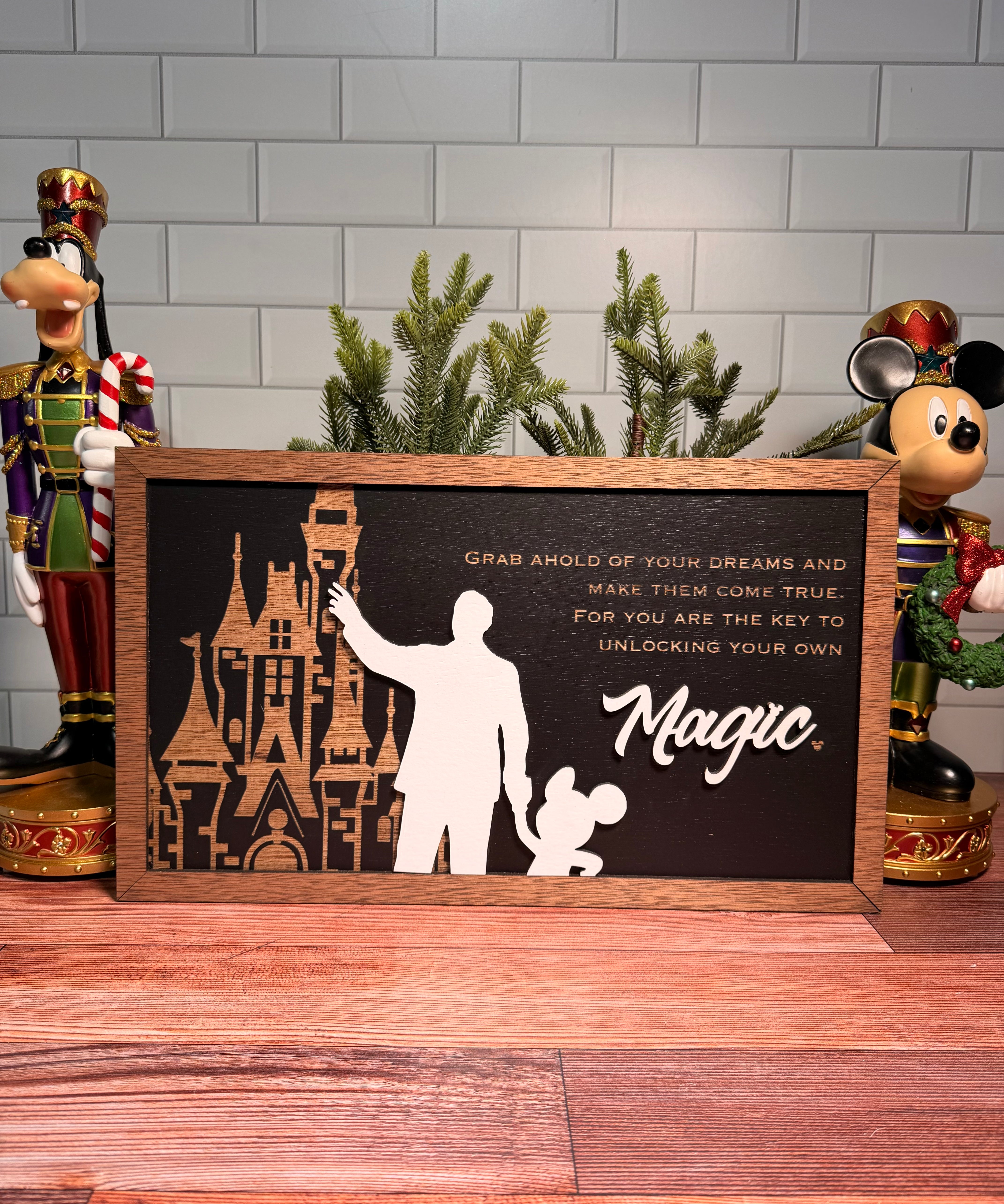 Grab Ahold Of Your Dreams | Unlocking Your Own Magic Framed Sign