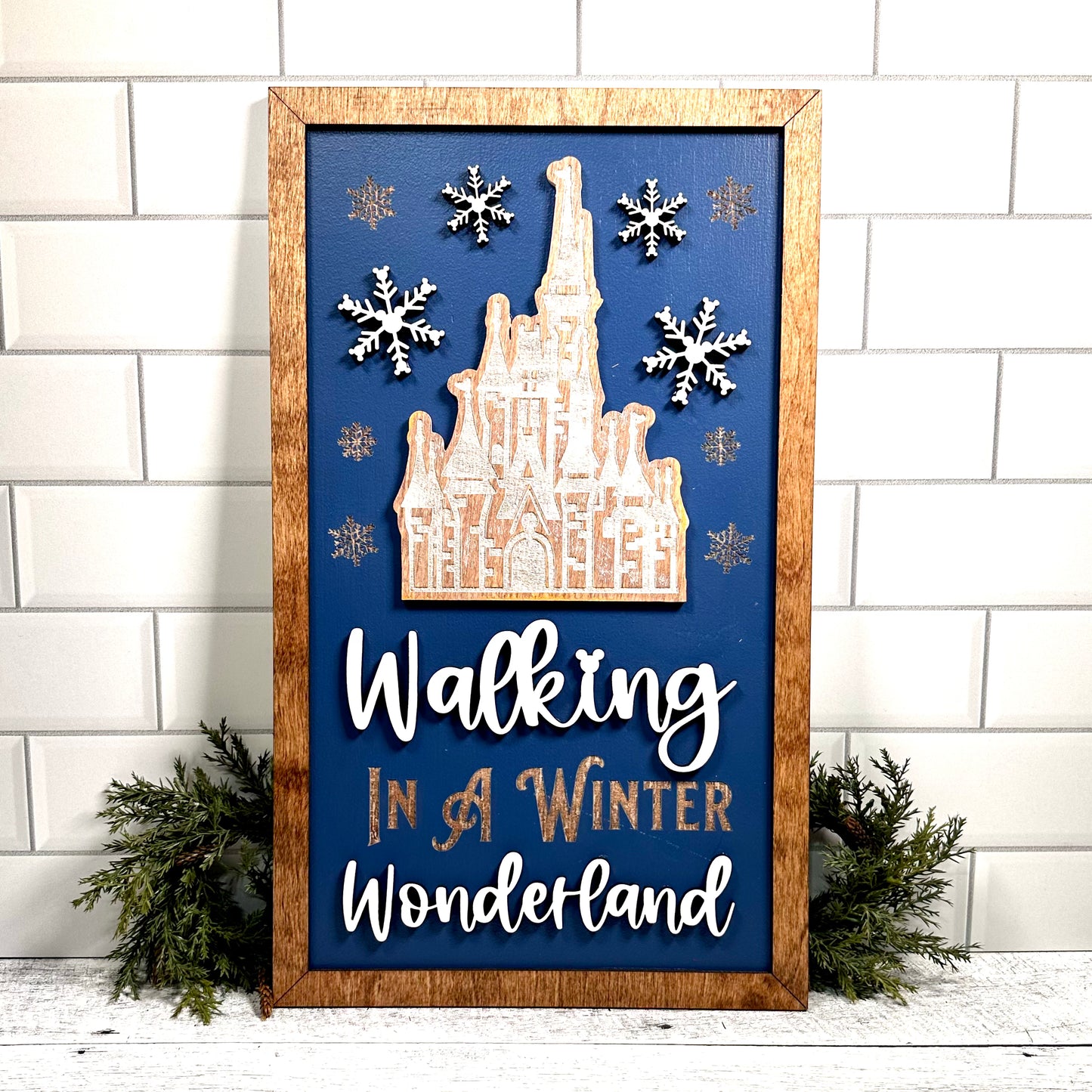 Walking In A Magic Wonderland Sign
