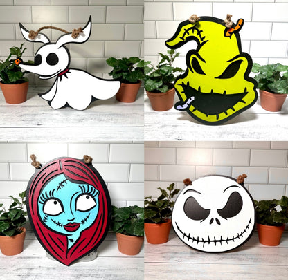 Nightmare Crew Hanging Sign | Set Of 4