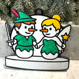 Fairy Lights & Frosty Flights Snowman Ornament—Personalize